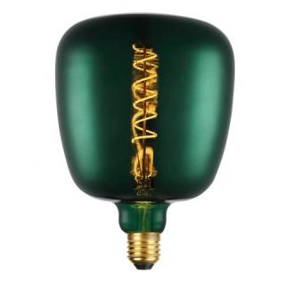 Oval Metal Green  Size:D115x145mm  LED filament bulb-antique-vintage-Decorative Light 